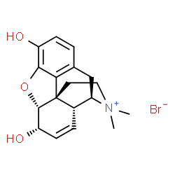 ChemSpider 2D Image | Morphine methylbromide | C18H22BrNO3