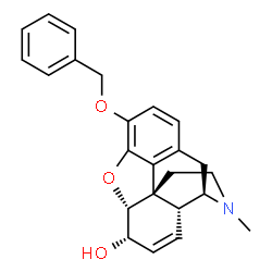 ChemSpider 2D Image | Benzylmorphine | C24H25NO3