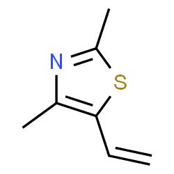 ChemSpider 2D Image | 2,4-DIMETHYL-5-VINYLTHIAZOLE | C7H9NS