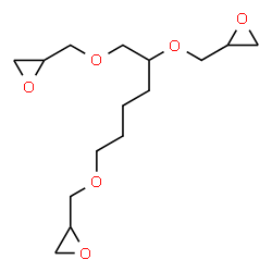 ChemSpider 2D Image | 2,2',2''-[1,2,6-Hexanetriyltris(oxymethylene)]trioxirane | C15H26O6