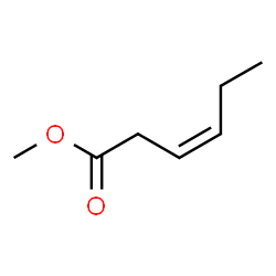 ChemSpider 2D Image | Methyl (Z)-3-hexenoate | C7H12O2