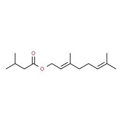 ChemSpider 2D Image | Geranyl isovalerate | C15H26O2