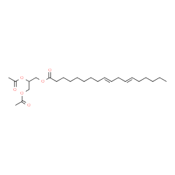ChemSpider 2D Image | 2,3-Diacetoxypropyl (9E,12E)-9,12-octadecadienoate | C25H42O6