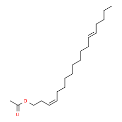 ChemSpider 2D Image | E,Z-3,13-OCTADECADIENYLACETATE | C20H36O2