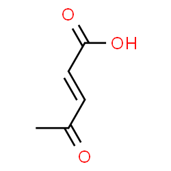 ChemSpider 2D Image | (2E)-4-Oxo-2-pentenoic acid | C5H6O3