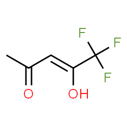 ChemSpider 2D Image | (3Z)-5,5,5-Trifluoro-4-hydroxy-3-penten-2-one | C5H5F3O2