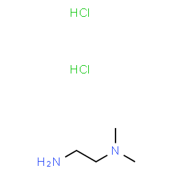 ChemSpider 2D Image | N,N-Dimethyl-1,2-ethanediamine dihydrochloride | C4H14Cl2N2