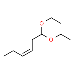 ChemSpider 2D Image | (Z)-1,1-Diethoxyhex-3-ene | C10H20O2