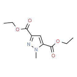 ChemSpider 2D Image | Diethyl 1-methyl-1H-pyrazole-3,5-dicarboxylate | C10H14N2O4