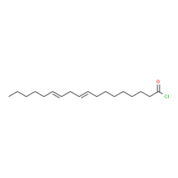 ChemSpider 2D Image | (9E,12E)-9,12-Octadecadienoyl chloride | C18H31ClO