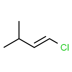 ChemSpider 2D Image | (1E)-1-Chloro-3-methyl-1-butene | C5H9Cl