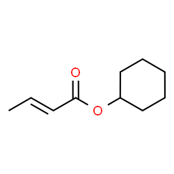 ChemSpider 2D Image | Cyclohexyl (2E)-2-butenoate | C10H16O2