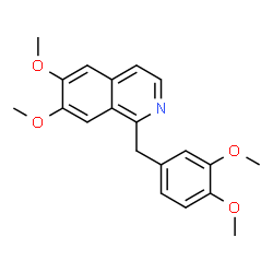 ChemSpider 2D Image | papaverine | C20H21NO4