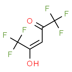 ChemSpider 2D Image | (3E)-1,1,1,5,5,5-Hexafluoro-4-hydroxy-3-penten-2-one | C5H2F6O2