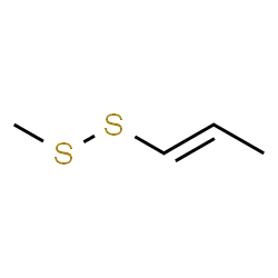 ChemSpider 2D Image | Methyl propenyl disulfide | C4H8S2