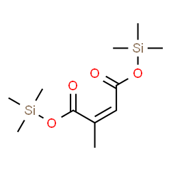 ChemSpider 2D Image | Bis(trimethylsilyl) (2Z)-2-methyl-2-butenedioate | C11H22O4Si2