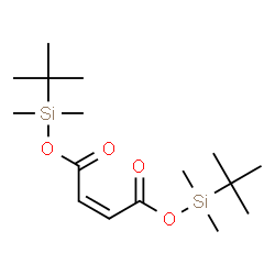 ChemSpider 2D Image | Bis[tert-butyl(dimethyl)silyl] (2Z)-2-butenedioate | C16H32O4Si2