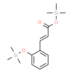 ChemSpider 2D Image | Cinnamic acid, o-(trimethylsiloxy)-, trimethylsilyl ester | C15H24O3Si2
