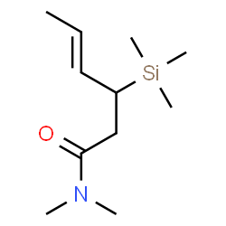 ChemSpider 2D Image | (4E)-N,N-Dimethyl-3-(trimethylsilyl)-4-hexenamide | C11H23NOSi