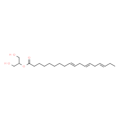 ChemSpider 2D Image | 2-[(9E,12E,15E)-octadecatrienoyl]glycerol | C21H36O4