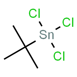 ChemSpider 2D Image | Trichloro(2-methyl-2-propanyl)stannane | C4H9Cl3Sn