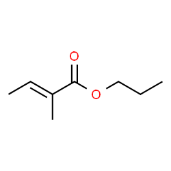 ChemSpider 2D Image | Propyl tiglate | C8H14O2