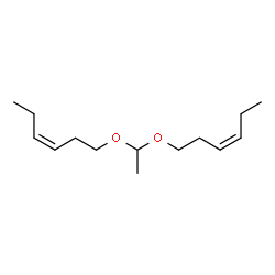 ChemSpider 2D Image | Acetaldehyde, di(cis-3-hexenyl)acetal | C14H26O2