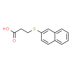 ChemSpider 2D Image | 3-(2-naphthylthio)propanoic acid | C13H12O2S