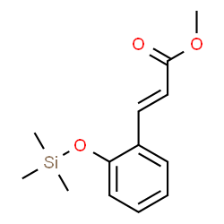 ChemSpider 2D Image | Cinnamic acid, o-(trimethylsiloxy)-, methyl ester | C13H18O3Si