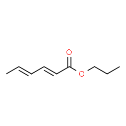 ChemSpider 2D Image | Propyl sorbate | C9H14O2