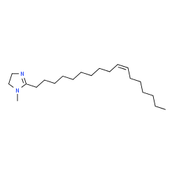 ChemSpider 2D Image | 2-[(10Z)-10-Heptadecen-1-yl]-1-methyl-4,5-dihydro-1H-imidazole | C21H40N2