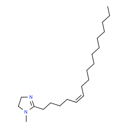 ChemSpider 2D Image | 2-[(5Z)-5-Heptadecen-1-yl]-1-methyl-4,5-dihydro-1H-imidazole | C21H40N2