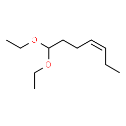ChemSpider 2D Image | (3Z)-7,7-Diethoxy-3-heptene | C11H22O2