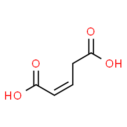 ChemSpider 2D Image | (Z)-glutaconic acid | C5H6O4