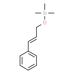 ChemSpider 2D Image | Trimethyl{[(2E)-3-phenyl-2-propen-1-yl]oxy}silane | C12H18OSi