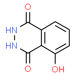 ChemSpider 2D Image | 5-Hydroxy-2,3-dihydro-1,4-phthalazinedione | C8H6N2O3