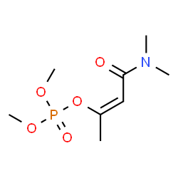 ChemSpider 2D Image | (2Z)-4-(Dimethylamino)-4-oxo-2-buten-2-yl dimethyl phosphate | C8H16NO5P