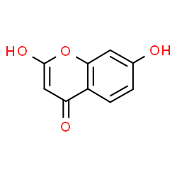 ChemSpider 2D Image | 2,7-Dihydroxy-4H-chromen-4-one | C9H6O4