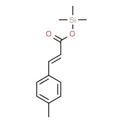 ChemSpider 2D Image | Trimethylsilyl (2E)-3-(4-methylphenyl)acrylate | C13H18O2Si