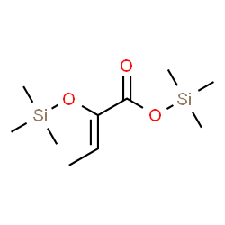 ChemSpider 2D Image | Trimethylsilyl (2Z)-2-[(trimethylsilyl)oxy]-2-butenoate | C10H22O3Si2