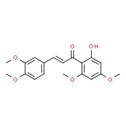 ChemSpider 2D Image | 2'-Hydroxy-3,4,4',6'-tetramethoxychalcone | C19H20O6