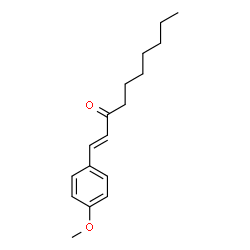 ChemSpider 2D Image | Dec-1-en-3-one, 1-(4-methoxyphenyl)- | C17H24O2