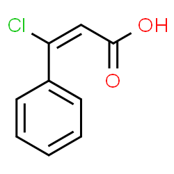 ChemSpider 2D Image | (2E)-3-Chloro-3-phenylacrylic acid | C9H7ClO2