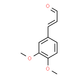 ChemSpider 2D Image | 3,4-Dimethoxycinnamaldehyde | C11H12O3