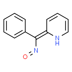 ChemSpider 2D Image | (2Z)-2-[Nitroso(phenyl)methylene]-1,2-dihydropyridine | C12H10N2O