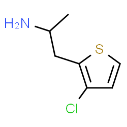 ChemSpider 2D Image | 1-(3-Chloro-2-thienyl)-2-propanamine | C7H10ClNS