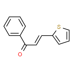 ChemSpider 2D Image | 2-Propen-1-one, 1-phenyl-3- (2-thienyl)- | C13H10OS