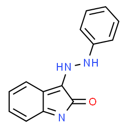 ChemSpider 2D Image | 3-(2-Phenylhydrazino)-2H-indol-2-one | C14H11N3O
