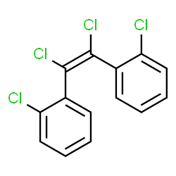 ChemSpider 2D Image | 1,1'-[(Z)-1,2-Dichloro-1,2-ethenediyl]bis(2-chlorobenzene) | C14H8Cl4