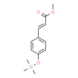 ChemSpider 2D Image | Cinnamic acid, p-(trimethylsiloxy)-, methyl ester | C13H18O3Si